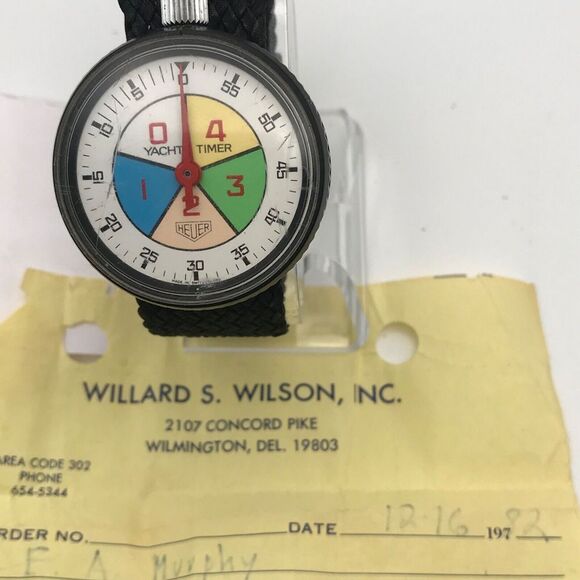 Heuer Men's 1980's Vintage Yacht Timer Classic Timepiece Boating Sporting - Picture 8 of 11